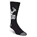 Produktbild K. Bell Herren Play on Words Novelty Crew Socken Buck You (schwarz), Schuhgröße: 39-47