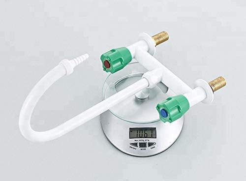 Miniatura 7 de CGOLDENWALL Grifo de laboratorio industrial para fregadero de laboratorio, boquilla de un solo orificio, mezcla caliente y fría, grifo de agua para