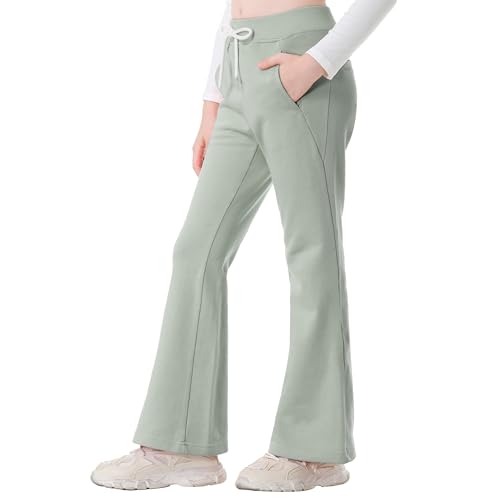 Pantalon de survêtement évasé fille : le confort d'une taille élastique sans irritation