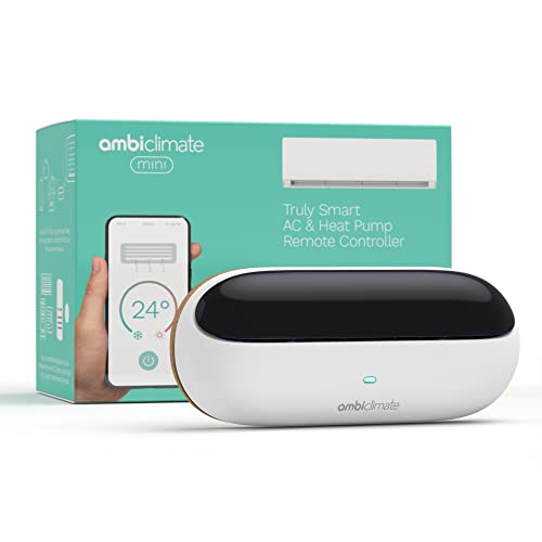 Ambi Climate Mini | Smart AC Control for Mini Split Air Conditioners | WiFi Thermostat for Remote Controlled Mini Split, Window & Portable AC | Alexa, Siri, Google Home, IFTTT, iOS, Android Compatible Ambi Climate Mini | Smart AC Control for Mini Split Air Conditioners | WiFi Thermostat for Remote Controlled Mini Split, Window & Portable AC | Alexa, Siri, Google Home, IFTTT, iOS, Android Compatible