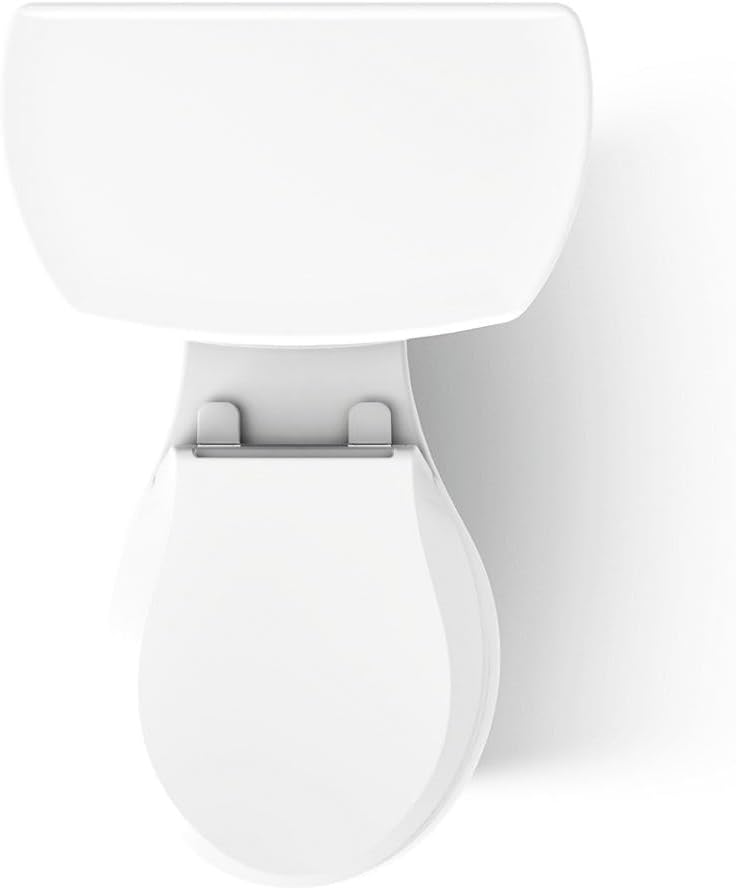 Kohler K-3947-U-0 Wellworth Round-Front 1.28 gpf Toilet, 14-inch Rough-In, Insuliner, White
