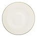 Seltmann 001.706070 Diamant Porzellan Teller, Flach, Rund mit Relief, Creme/Gold, 10769 Goldlinie Goldrand Dekor, 29cm Durchmesser, 2.2cm Höhe