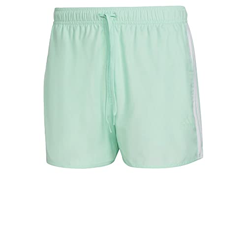 adidas Classic 3-Stripes Swim Shorts Men's, Green, Size XL, Green