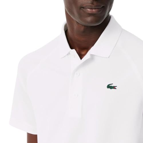 Lacoste Men's Sport Regular Fit UV Protect Polo Shirt, White, Medium2