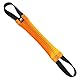 Bull Fit Bungee Beisswurst für Hunde, 30 cm, mit Zwei Schlaufen - Sehr Robustes Hundespielzeug zum Training, Tauziehen und Zerrspiele - Aus hochwertigem Feuerwehrschlauch handgefertigt, orange
