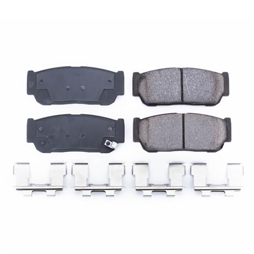 Image of PowerStop Rear Brake Pads for Hyundai Entourage 2007 |Kia Sedona 2006 |Sorento 2003-09 - Z17 Ceramic Brake Pads with Installation Hardware, 17-954