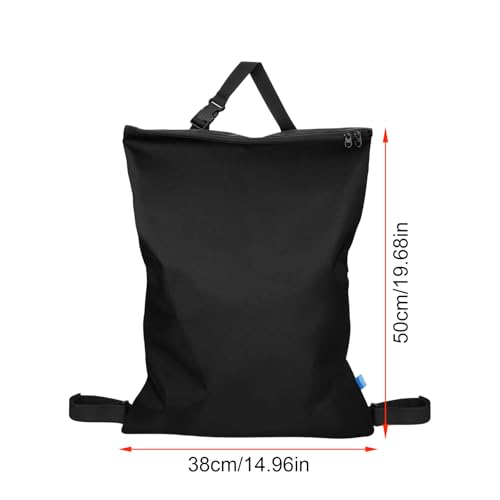 Sac de chariot de golf à 3 roues grand volume avec zip