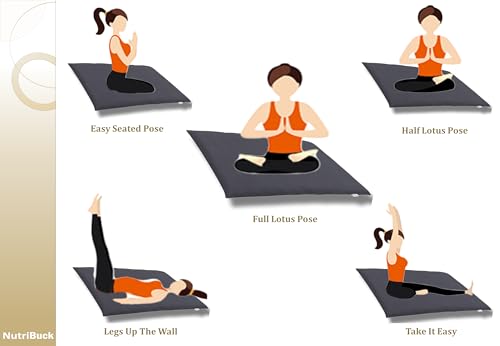 Image of Meditation | Yoga | Cushion | (Zabuton Mat) | Filled with Buckwheat Hulls |