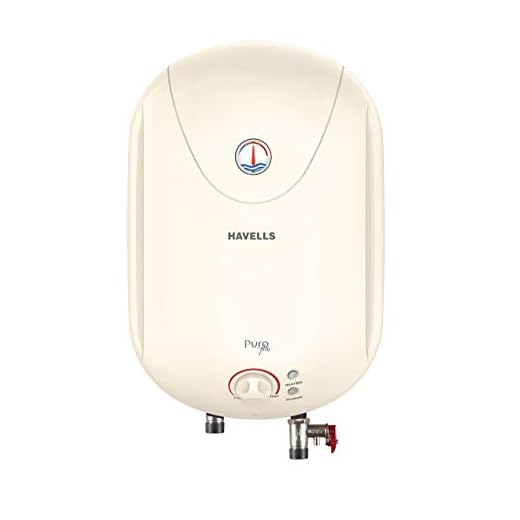 Havells Puro Turbo 25-Litre Storage Heater with Flexi Pipe, Safe Shock Plug (Ivory)