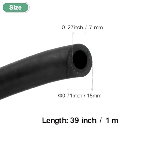 7 mm 1 m Ignition Cable Spark Plug Motorcycle Moped Vespa Sollex Ignition, Moped, Universales Zündkerzenkabel (2 Takt Benzinmotor), Kompatibel mit Vespa, Solex, Zündapp, Hercules, Kreidler, Mofa