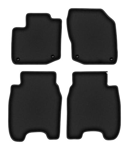 Tapis de sol velours Honda Civic IX Break finition noire premium