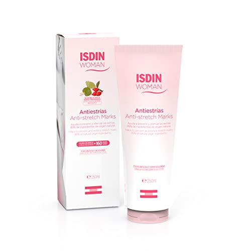 ISDIN Antiestrías Crema Para Prevenir Y Atenuar Las Estrías (embarazadas, deportistas, dietas, adolescentes) - 250 ml