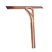 Shower Squeegees Steel Silicon Cleaner Shower Scraper for Bathroom Kitchen Mirror and Car Glass Shower Squeegee Window Squeegee Stainless (Bronze)