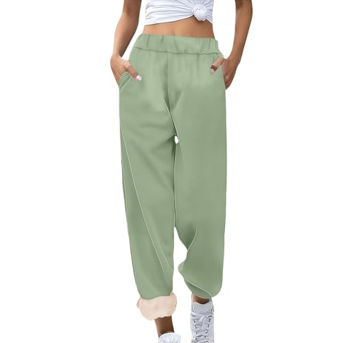 Pantalon hiver femme anti-froid doublé polaire avec ailes d'ange au dos