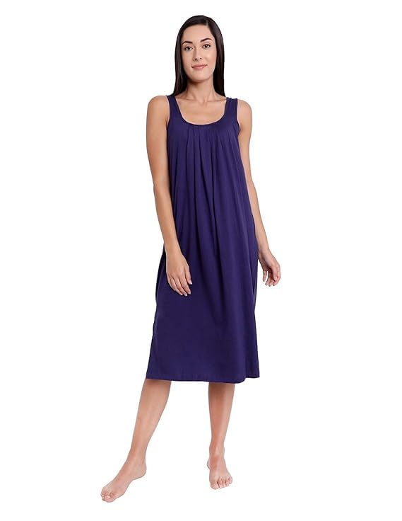 Image of TWGE Cotton Full Length Camisole for Women