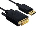 Cable Leader Gold Plated Premium DisplayPort to DVI Cable 28AWG (10 Feet)