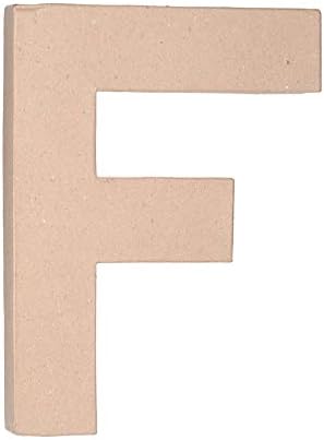 Darice Paper Mache Letter: F, 12 Inches