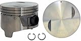 LowPricedAutoParts Set of 6 Flat Top Pistons for 87-95 Nissan/Infiniti 3.0L/2960 VG30E/VG30i | 1.00mm (.040 Oversized) | 88.00mm Bore Diameter