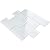 TCSAG-03 3x6 White Glass Subway Tile -Kitchen and Bath Backsplash Wall Tile (1sqt)
