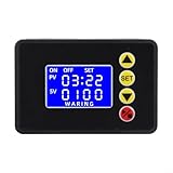Microcomputer Controller Programmable Digital Timer Relay with LCD Display, Digital Delay Relay Switch, ABS Material Timer Device, 12V/24V/110-220V(DC12V)