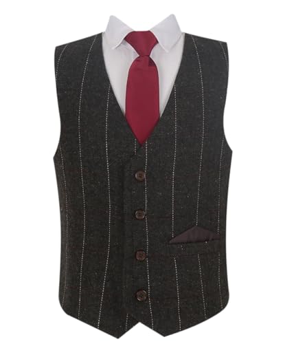 Costume paggio garçon marron pour mariage et cortège officiel
