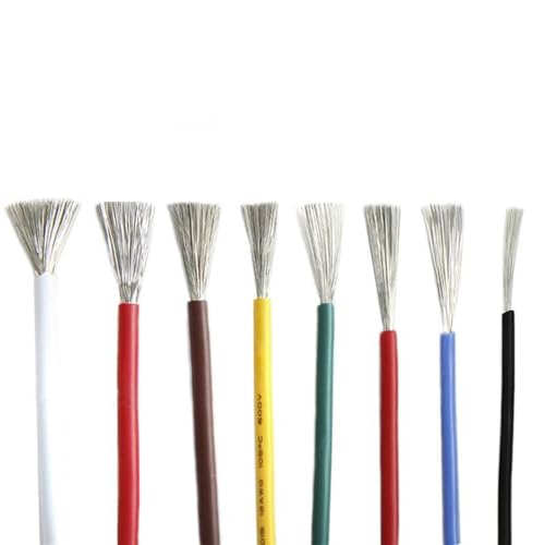 Outdoor Extension 5 Meters UL1007 Tinned Copper Wire PVC Electronic Cable 1007 20AWG 22AWG 24AWG 26AWG 28AWG Wire Solar sheathed(Color:Red,Size:5meter 24AWG)