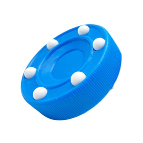 Yiju Hockey Puck Training Aid Supplies Professional Street Ice Roller Floor Training Ball for Game Outdoor Sports Gym Enthusiasts, Blue