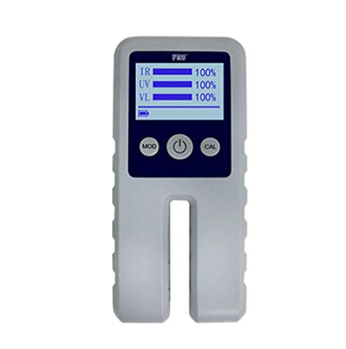 Digital Light Transmittance Meter with 3-channel Model Portable Window Tint Meter Tester Visible Light UV IR Handheld Light Transmission Meter - Thumbnail 3