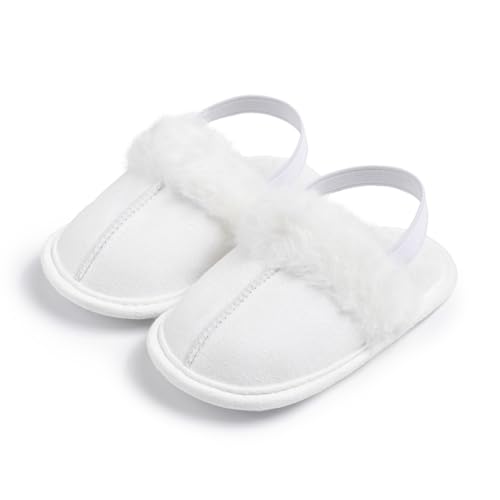 Toddler Baby Boys Girls Slippers Warm Slide Shoes Fluffy Soft Warm Socks Princess Flats Newborn Fuzzy Slippers Shoes2