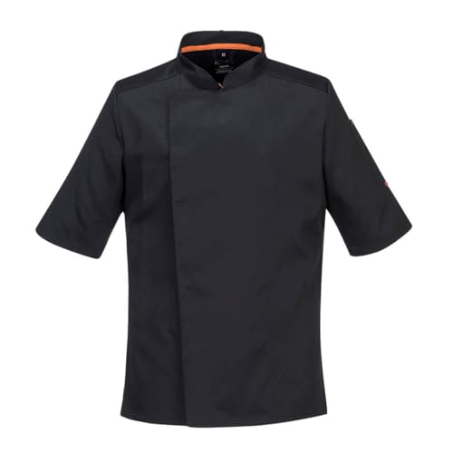Veste de cuisine MC stretch idéale pour le service estival L