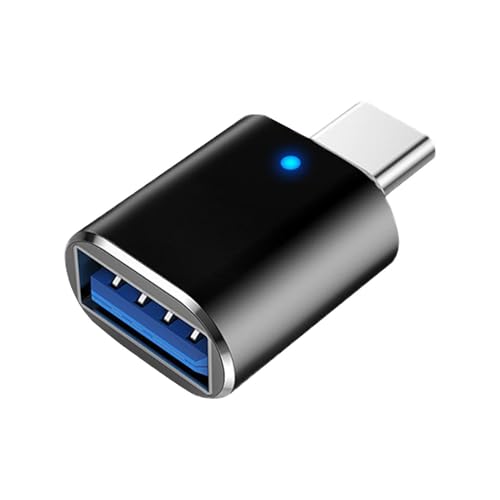 Genérico Adaptador C A - Convertidor Tipo C, Diseño Compacto Resistente, Transmisión De Alta Velocidad Compatibilidad Universal Computadoras Portátiles, Teléfonos Tabletas | Uso De Carga Tran