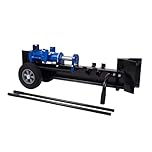 KATSU 12 Ton Manual Hydraulic Log Splitter with Wheels Heavy Duty Wood Splitter Firewood Splitting Machine 331251