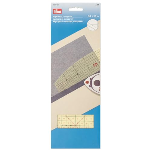 Prym 611491 Bügellineal transparent 30 x 10 cm