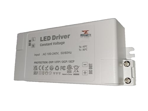 Image of Ironsmith Lighting Products LED Driver Constant Voltage 6W 24V (DC) 100-240V, ISL-LDCV-6DC24