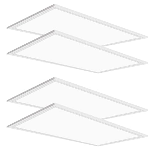 4 Pack 2x4 LED Flat Panel Light Drop Ceiling Office