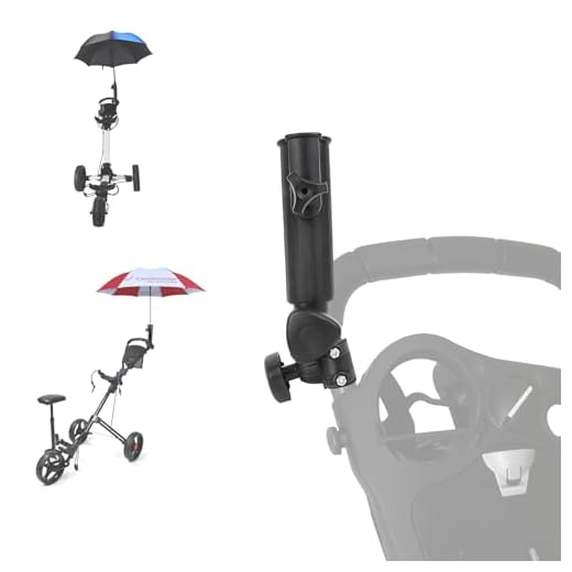 Soporte de paraguas para carrito de golf, ajustable, accesorio de montaje para carrito de golf