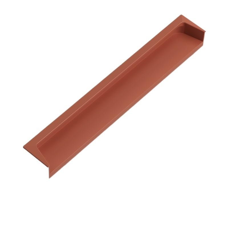 Poignée tiroir placard d'armoire cuisine au profil orange pour rénover votre intérieur