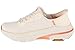 Skechers Women's Max Cushioning Arch Fit 2.0 Antilles Running Shoes, Natural Textile Pink Trim, 8.5