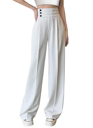 Betusline Women's High Waist Dress Pants Business Side...