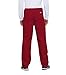 Cherokee Men's Originals Unisex Drawstring Cargo Scrub Pant, Red, X-Large