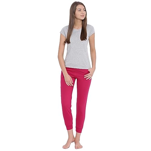 Image of Sweet Dreams Women Solid Cotton Rich Sleepwear /Loungewear Pyjamas