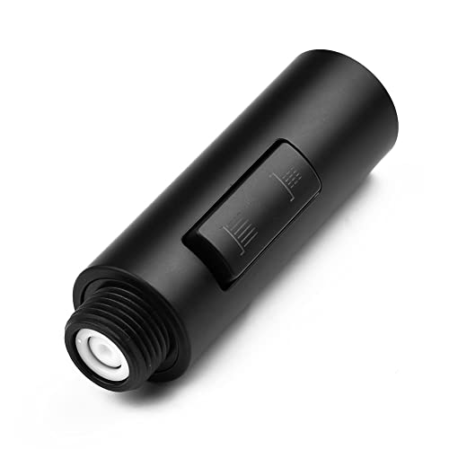 ZYWUOY Pommeau de douche extractible, réglage de robinet de cuisine de rechange pour robinet d'eau chaude et froide dans le lavabo de cuisine Noir