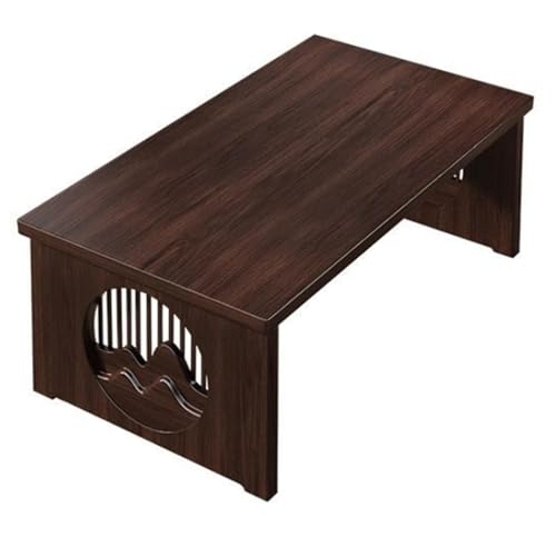 Table basse pliante japonaise vintage 80 cm petite table à thé - 2