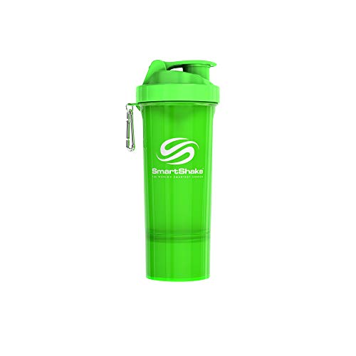 SmartShake Slim(X}[gVFCN X) NEON GREEN 500ml @\veCVFCJ[