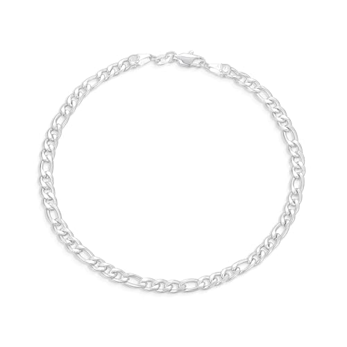 Pulsera de Plata para Hombre 5MM Figaro miniatura 1
