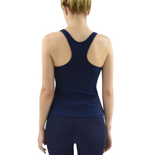 Private Island Women UPF50+ Tankini Bathing Swimsuits Sleeveless Tank Bra Top Swim Rash Guard (YTY)3