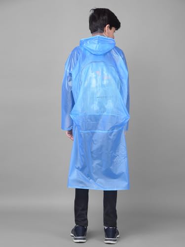 Image of Dollar Rainguard Kid's PVC Full Sleeve Solid Raincoat with Adjustable Hood and Pocket