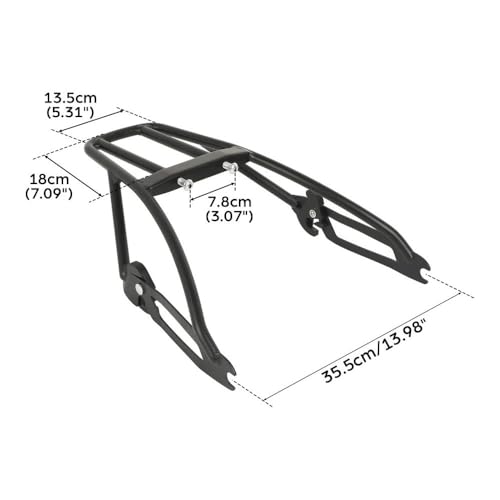 Support de bagages en alliage d'aluminium pour Street 750