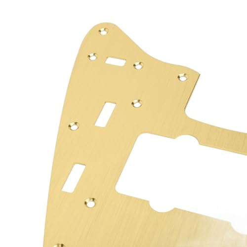 Pickguard alu Jazzmasters doré pour scène et studio