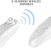 Mini control remoto VR gamepad Bluetooth, control remoto VR de 4 modos para teléfono móvil Bluetooth temporizador selfie joystick, gamepad controlador de juego para Android iOS tablet (sin baterías) 3 sep 2024 5